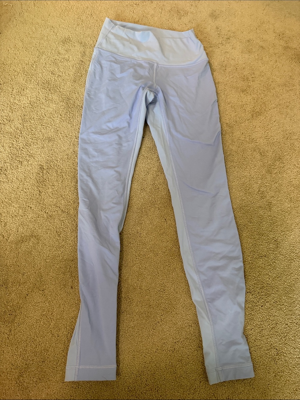 lululemon athletica light lavender high-waist leggings